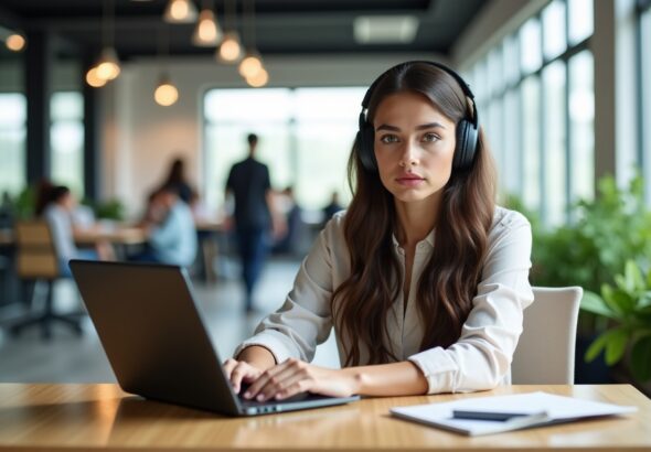 Open space, épuisement mental et turnover : comment le casque Bluetooth à réduction de bruit s'impose comme un allié incontournable des ressources humaines