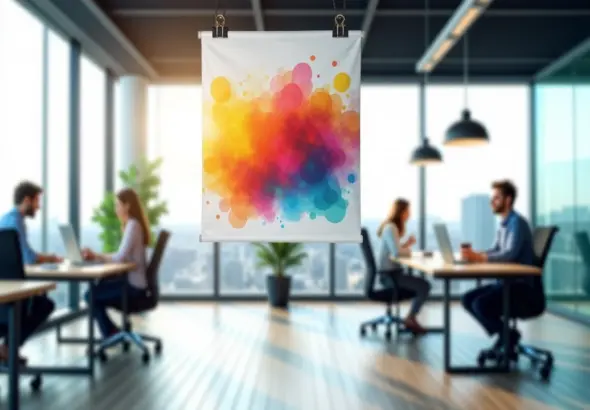 Kakemono suspendu : Comment optimiser votre visibilité sans encombrer le sol ?