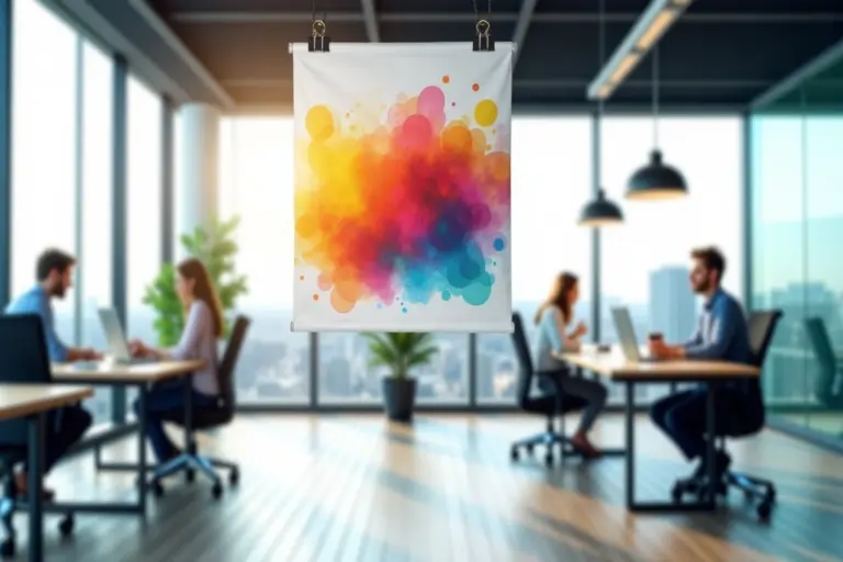 Kakemono suspendu : Comment optimiser votre visibilité sans encombrer le sol ?