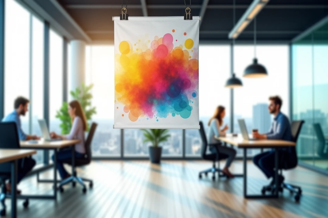 Kakemono suspendu : Comment optimiser votre visibilité sans encombrer le sol ?