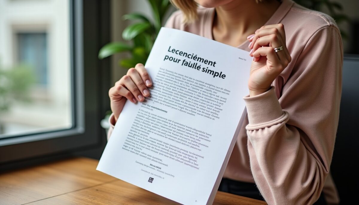 Licenciement pour faute simple : guide complet des formalités indispensables pour prévenir tout litige