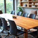 Table de réunion : comment choisir entre forme rectangulaire, ronde ou ovale ?
