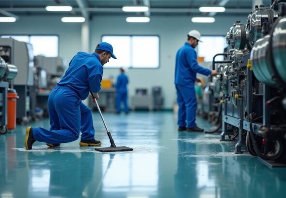 Usines et ateliers : comment l'externalisation du nettoyage industriel booste votre productivité