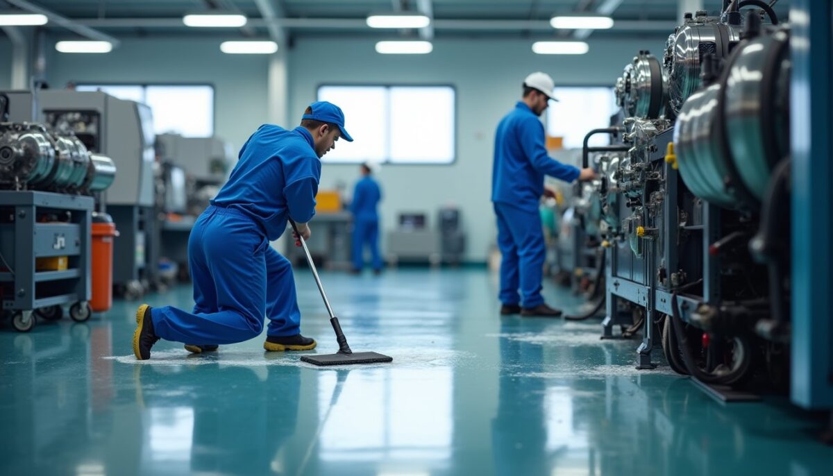 Usines et ateliers : comment l'externalisation du nettoyage industriel booste votre productivité