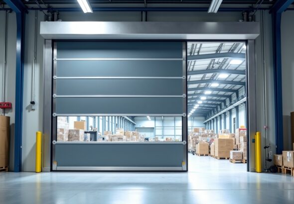 Portes rapides industrielles : optimiser la productivité et la fiabilité au cœur de l’entreprise