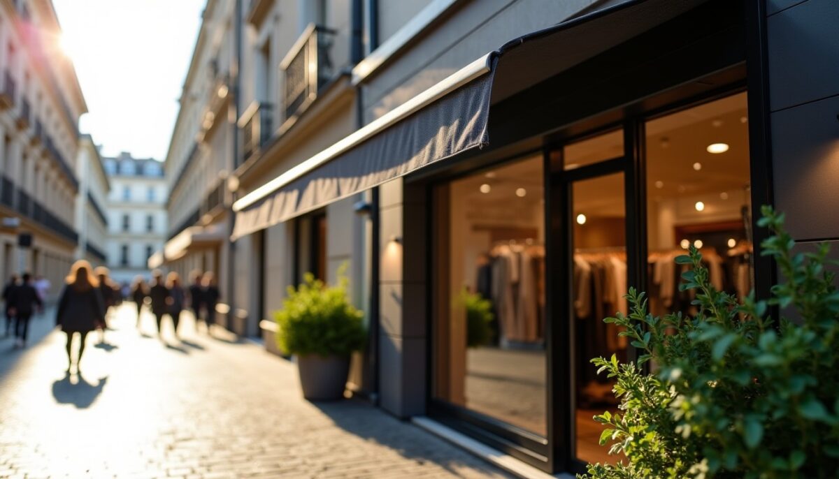 Store banne motorisé pour commerce : le secret des commerçants qui boostent visibilité et chiffre d'affaires